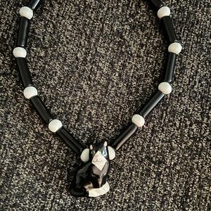 Flying Colors Ceramic Cat Necklace